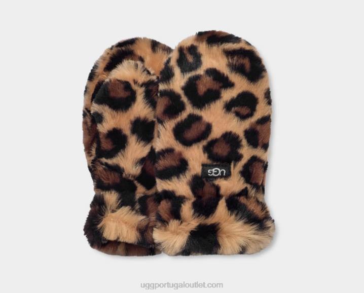 manchado natural luva de pele falsa UGG 20TJ1747 crianças