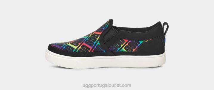 arco-íris preto caplan sem cadarço UGG 20TJ255 crianças