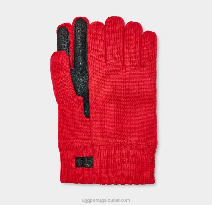 samba vermelho luva de malha UGG 20TJ1921 homens