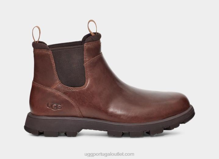 couro castanho Hillmont Chelsea UGG 20TJ1506 homens