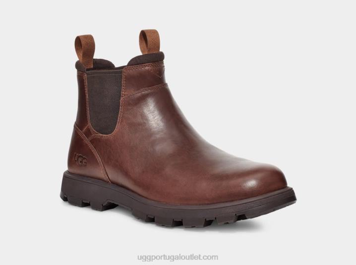 couro castanho Hillmont Chelsea UGG 20TJ1506 homens