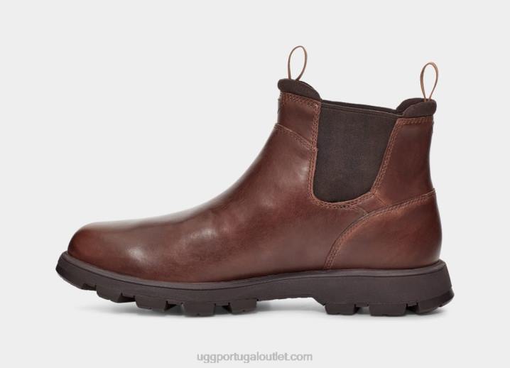 couro castanho Hillmont Chelsea UGG 20TJ1506 homens