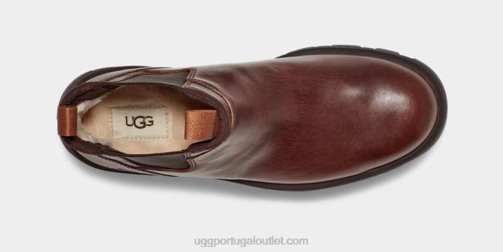 couro castanho Hillmont Chelsea UGG 20TJ1506 homens