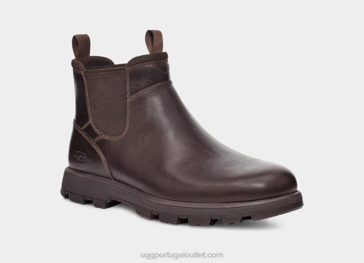 couro pardo Hillmont Chelsea UGG 20TJ1507 homens