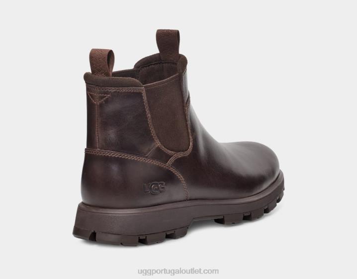 couro pardo Hillmont Chelsea UGG 20TJ1507 homens
