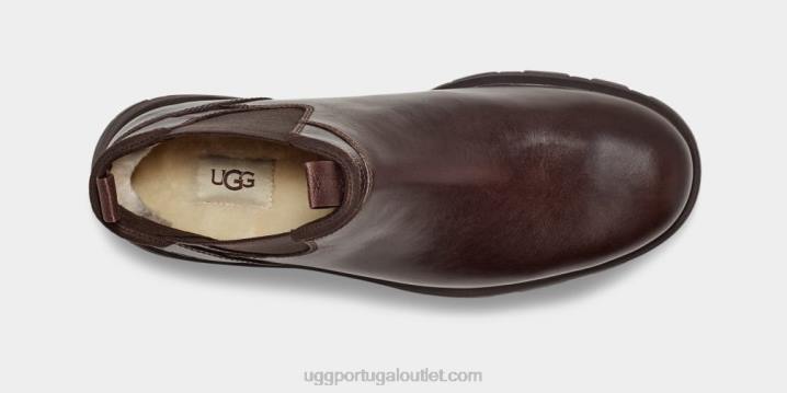 couro pardo Hillmont Chelsea UGG 20TJ1507 homens