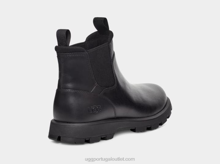 couro preto Hillmont Chelsea UGG 20TJ1505 homens