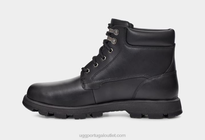 couro preto stenton UGG 20TJ1535 homens