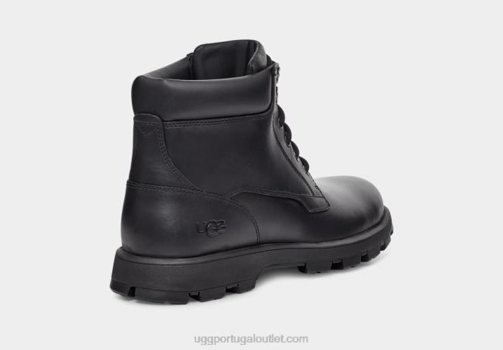 couro preto stenton UGG 20TJ1535 homens