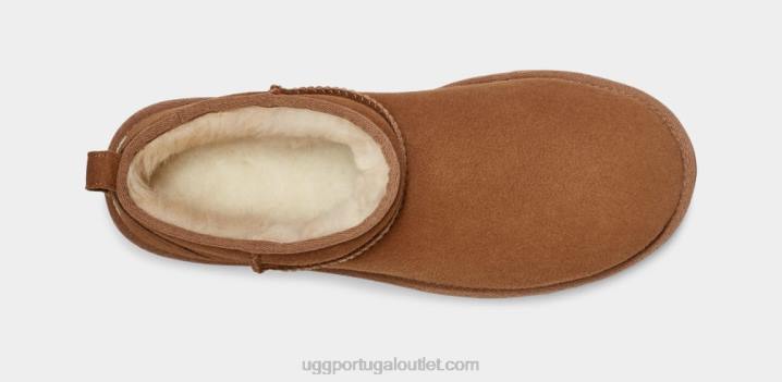 castanha clássico ultra mini UGG 20TJ1509 homens