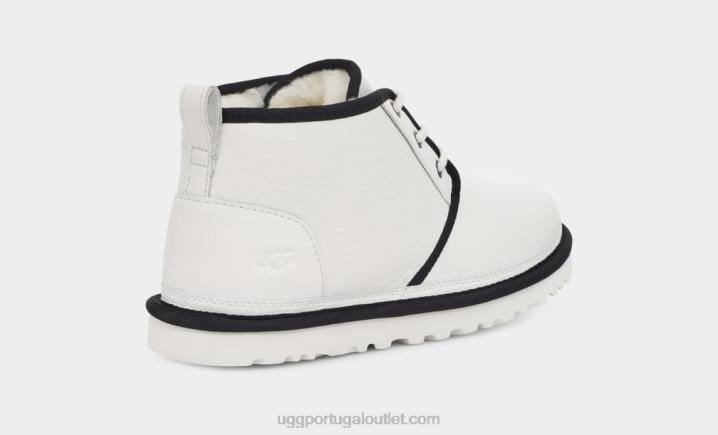 couro branco/preto couro neumel UGG 20TJ1577 homens