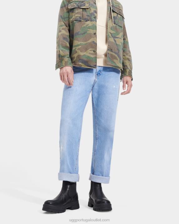 couro preto skyview chelsea UGG 20TJ193 homens