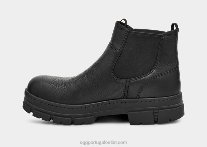 couro preto skyview chelsea UGG 20TJ193 homens