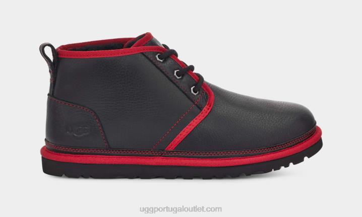 couro preto/vermelho samba couro neumel UGG 20TJ1578 homens