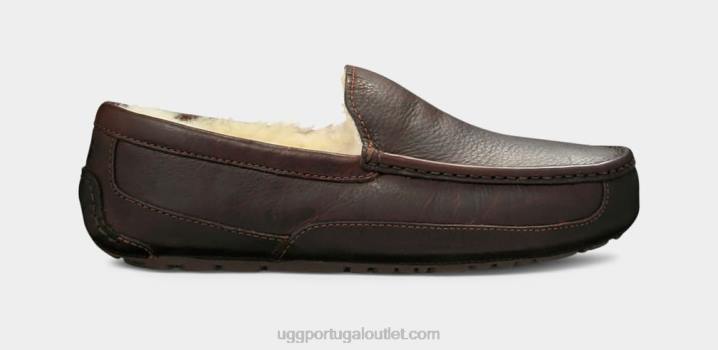 chá da china chinelo de couro ascot UGG 20TJ212 homens