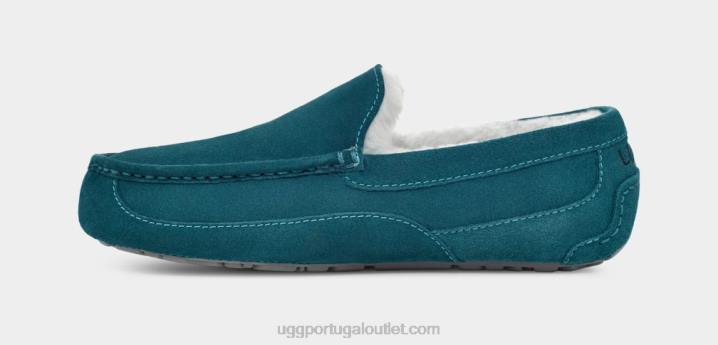 marina azul chinelo ascot UGG 20TJ1424 homens