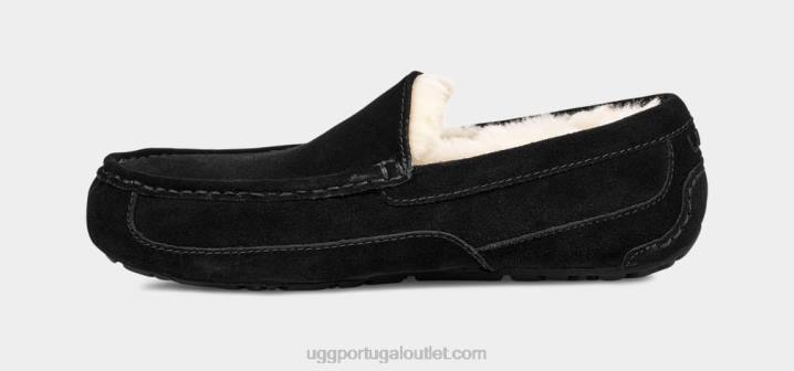 preto chinelo ascot UGG 20TJ1422 homens