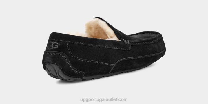 preto chinelo ascot UGG 20TJ1422 homens