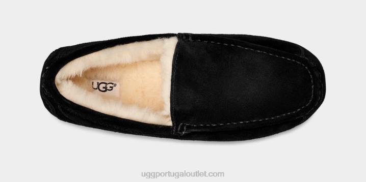 preto chinelo ascot UGG 20TJ1422 homens
