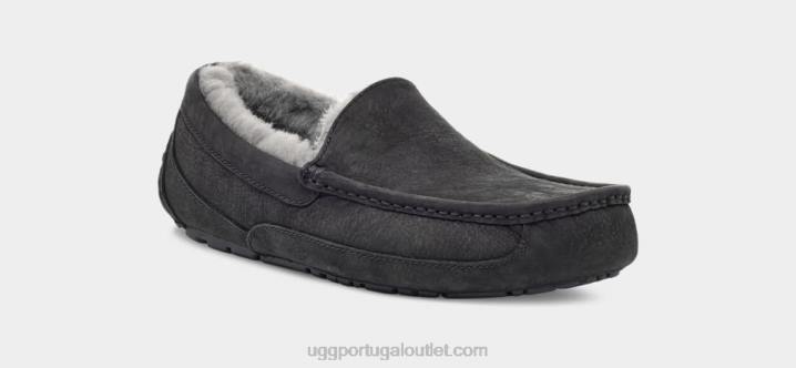 preto couro ascot fosco UGG 20TJ1503 homens