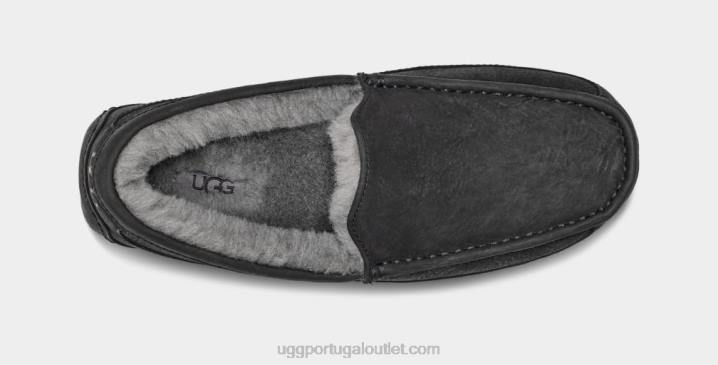 preto couro ascot fosco UGG 20TJ1503 homens