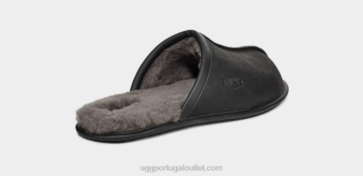 preto couro raspado UGG 20TJ2299 homens