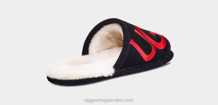 preto logotipo arranhado UGG 20TJ1619 homens