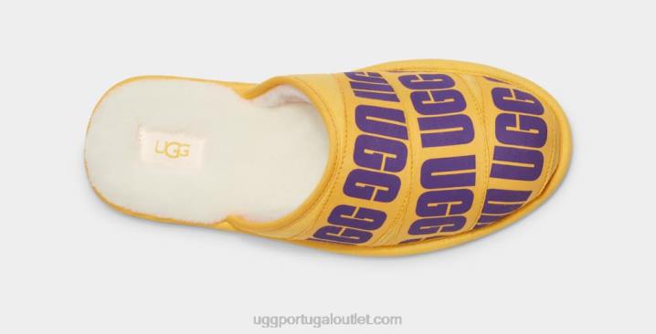 roxo/amarelo banda gráfica arranhada UGG 20TJ1596 homens