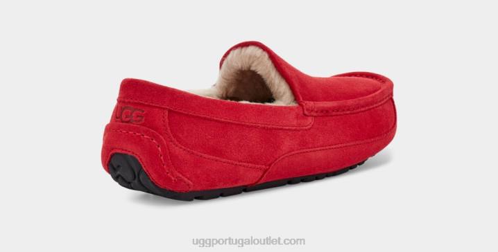 samba vermelho chinelo ascot UGG 20TJ1653 homens