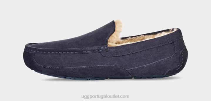 verdadeira marinha chinelo ascot UGG 20TJ1654 homens
