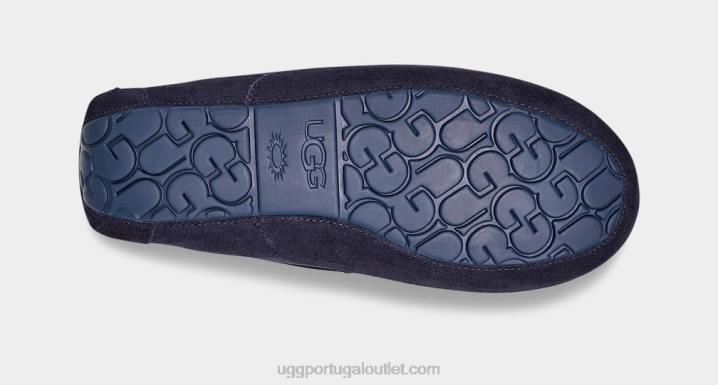 verdadeira marinha chinelo ascot UGG 20TJ1654 homens