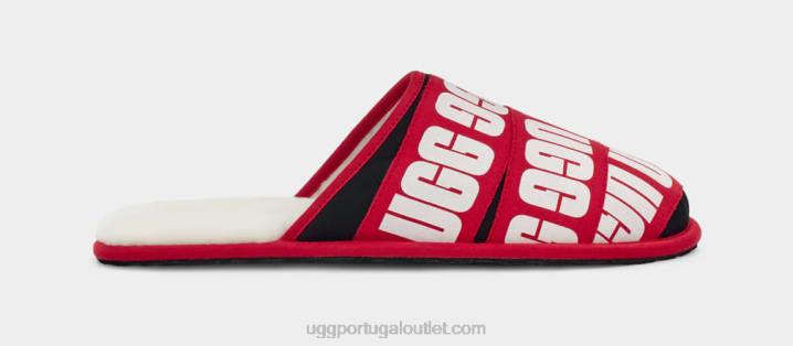 vermelho/preto/branco banda gráfica arranhada UGG 20TJ1597 homens