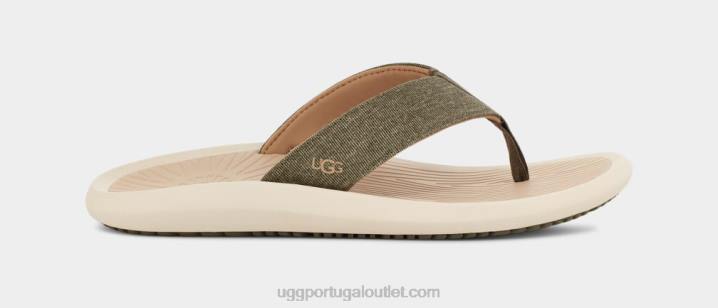 azeitona queimada/taupe brookside ii flip canvas UGG 20TJ1514 homens