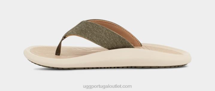 azeitona queimada/taupe brookside ii flip canvas UGG 20TJ1514 homens