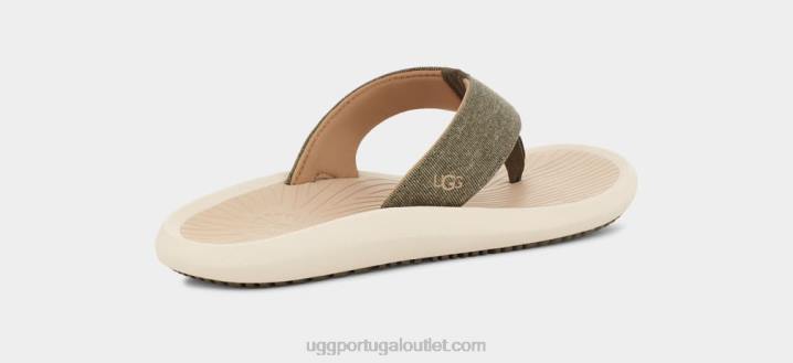 azeitona queimada/taupe brookside ii flip canvas UGG 20TJ1514 homens