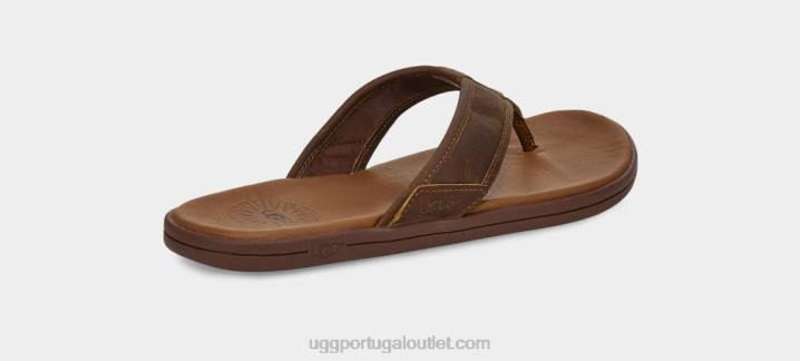 bagagem chinelos de couro à beira-mar UGG 20TJ1549 homens
