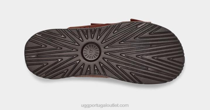 couro conhaque corrediça de fivela wainscott UGG 20TJ1403 homens