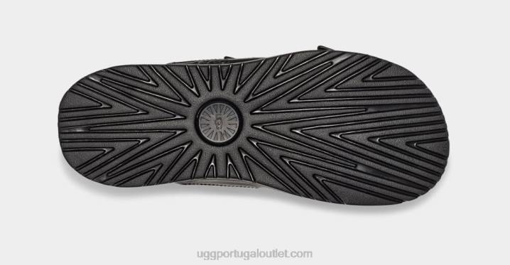 couro preto corrediça de fivela wainscott UGG 20TJ1404 homens