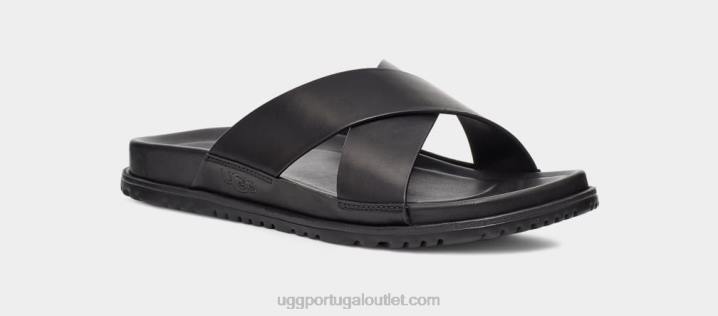 couro preto corrediça wainscott UGG 20TJ2302 homens