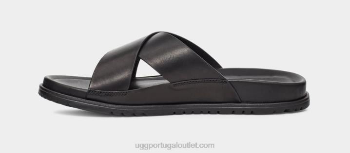 couro preto corrediça wainscott UGG 20TJ2302 homens