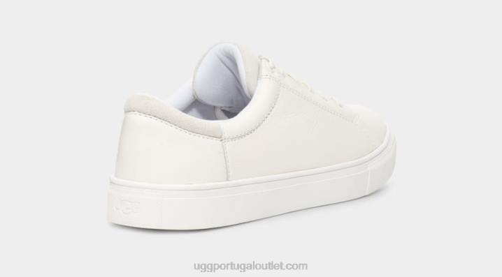 couro branco baysider tempo baixo UGG 20TJ198 homens