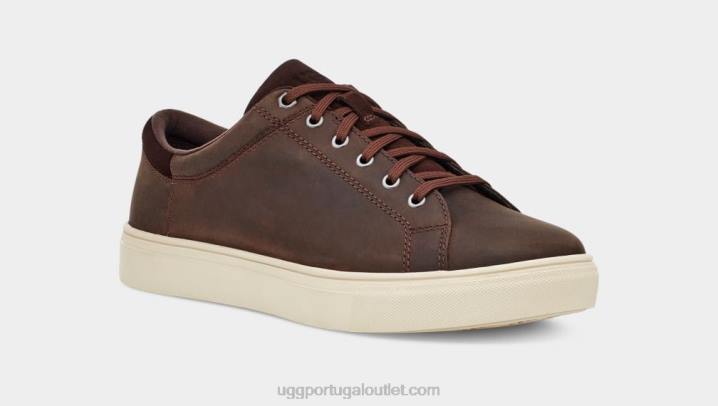couro pardo baysider tempo baixo UGG 20TJ2293 homens