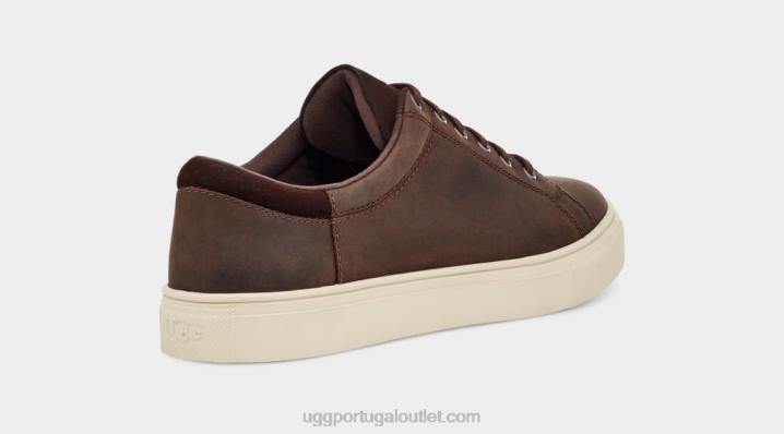 couro pardo baysider tempo baixo UGG 20TJ2293 homens