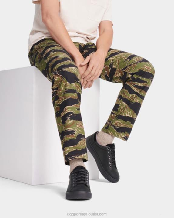 couro tnl preto baysider tempo baixo UGG 20TJ2294 homens