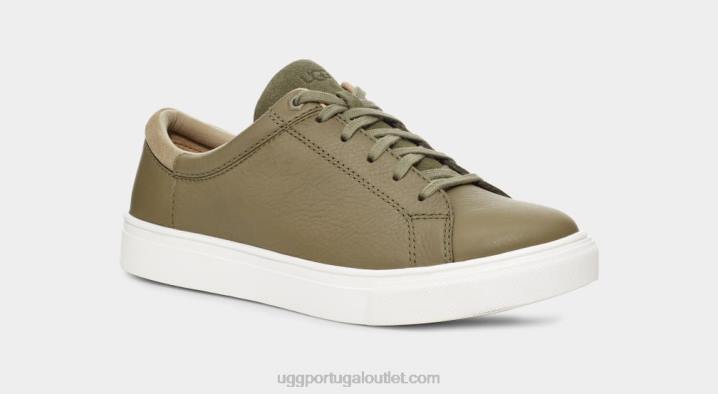 couro verde musgo baysider tempo baixo UGG 20TJ1563 homens
