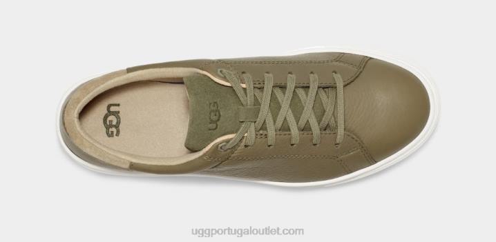 couro verde musgo baysider tempo baixo UGG 20TJ1563 homens