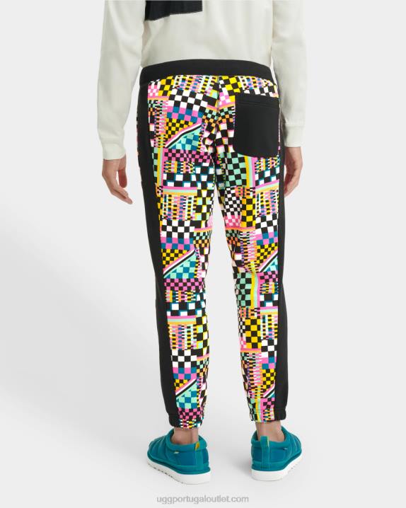 cheques múltiplos pretos cheques malachi jogger UGG 20TJ293 homens