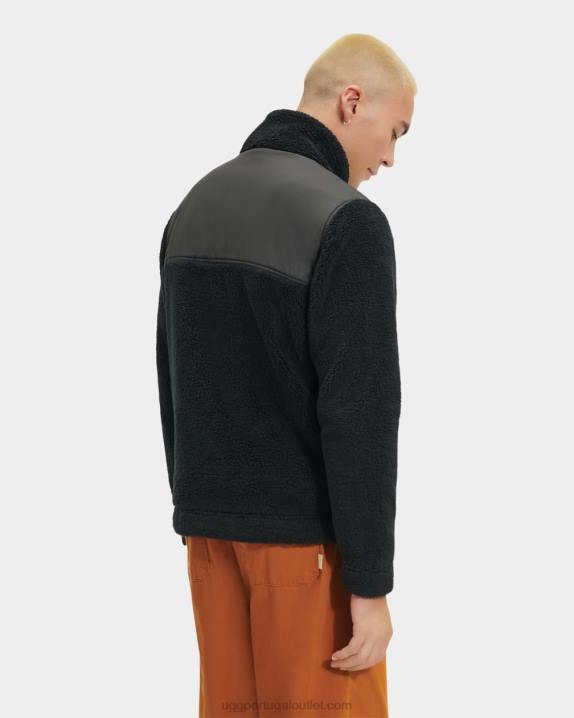alcatrão jaqueta sherpa seth bloqueada UGG 20TJ1862 homens