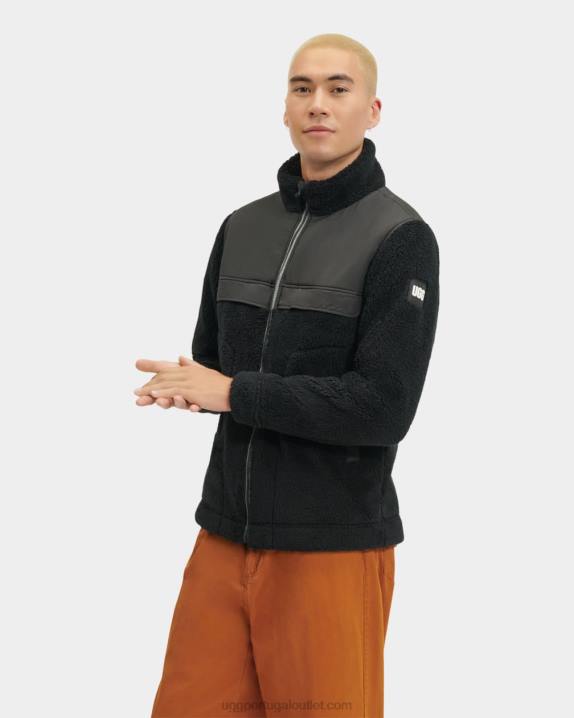 alcatrão jaqueta sherpa seth bloqueada UGG 20TJ1862 homens