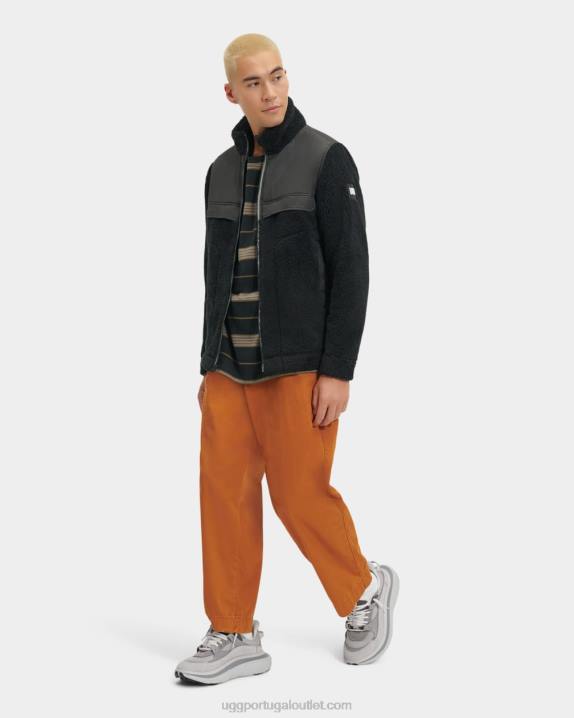 alcatrão jaqueta sherpa seth bloqueada UGG 20TJ1862 homens